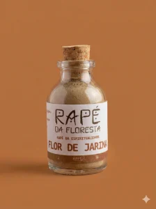 Rapé da Espiritualidade — Flor de Jarina Ideal para quem busca proteção espiritual e blindagem energética. Descrição nova: Entre os Kuntanawa, a Flor de Jarina é símbolo de proteção e invisibilidade — diz a lenda que torna invisível aos olhos de quem deseja o mal. Este Rapé cria uma camada de defesa energética, afasta invejas, feitiços ou más intenções, além de ser muito usado em rituais para limpar ambientes carregados. Tem aroma suave, vibração alta e é considerado um dos Rapés mais finos e preciosos. Composição: Tabaco, cinza de pau pereira e flor de Jarina.