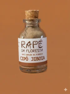 Rapé Coração da Floresta — Cipó Jiboia Perfeito para quem sente o coração pesado ou deseja abrir-se para mais amor e conexão. Descrição nova: O Cipó Jiboia, planta da Amazônia, carrega o espírito de fluidez e regeneração. Nos rituais, é usado para purificar o sangue, equilibrar o coração e restaurar a força vital. É um Rapé que alivia o cansaço, regula batimentos cardíacos e expande o peito — simboliza a jiboia que se move silenciosa, envolvendo e curando por onde passa. Composição: Tabaco, cinza de pau pereira e cipó Jiboia.